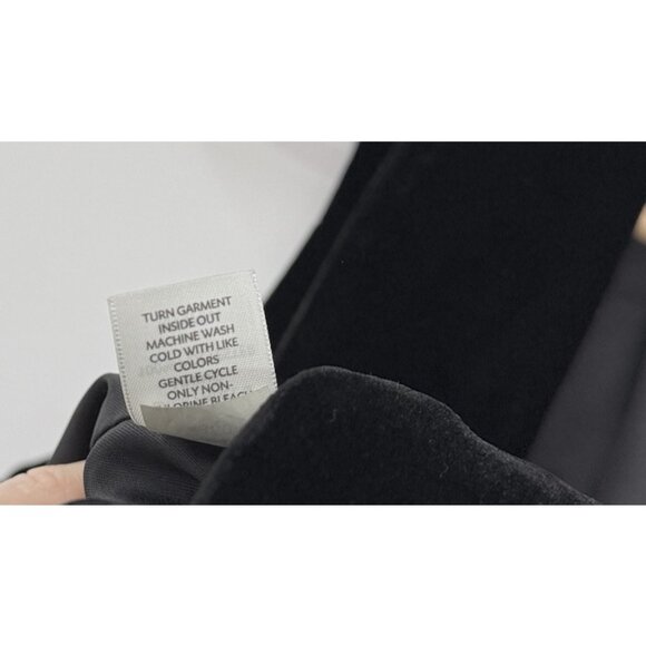 J Jill Black Silk Blend Front Velvet Waistcoat Vest Sz XS Elegant Boho Classy - Picture 6 of 9